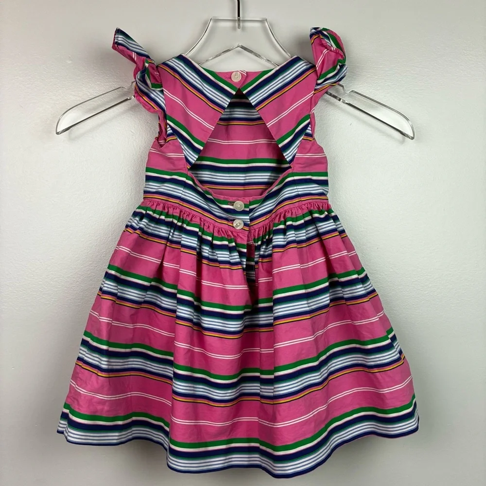 Ralph Lauren Striped Baby Girl Dress